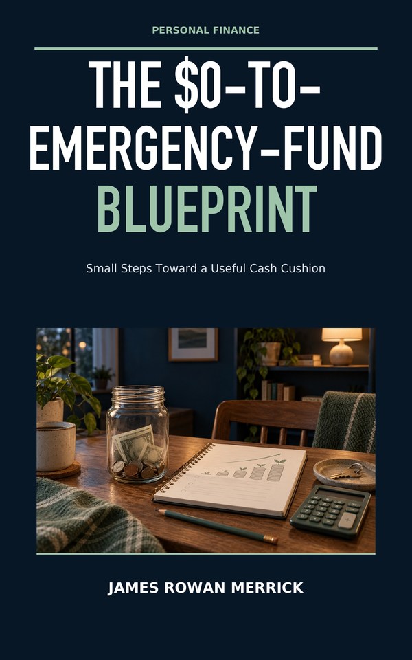 Front cover of The $0-to-Emergency-Fund Blueprint